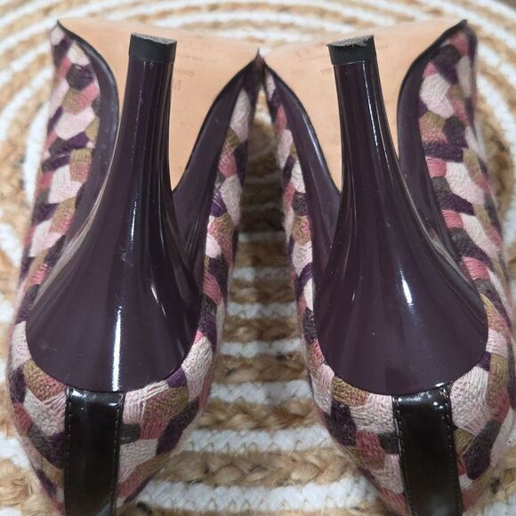 OSCAR, Oscar De La Renta, O Bessie Wine Heels size 6.5M. EUC - Picture 13 of 13